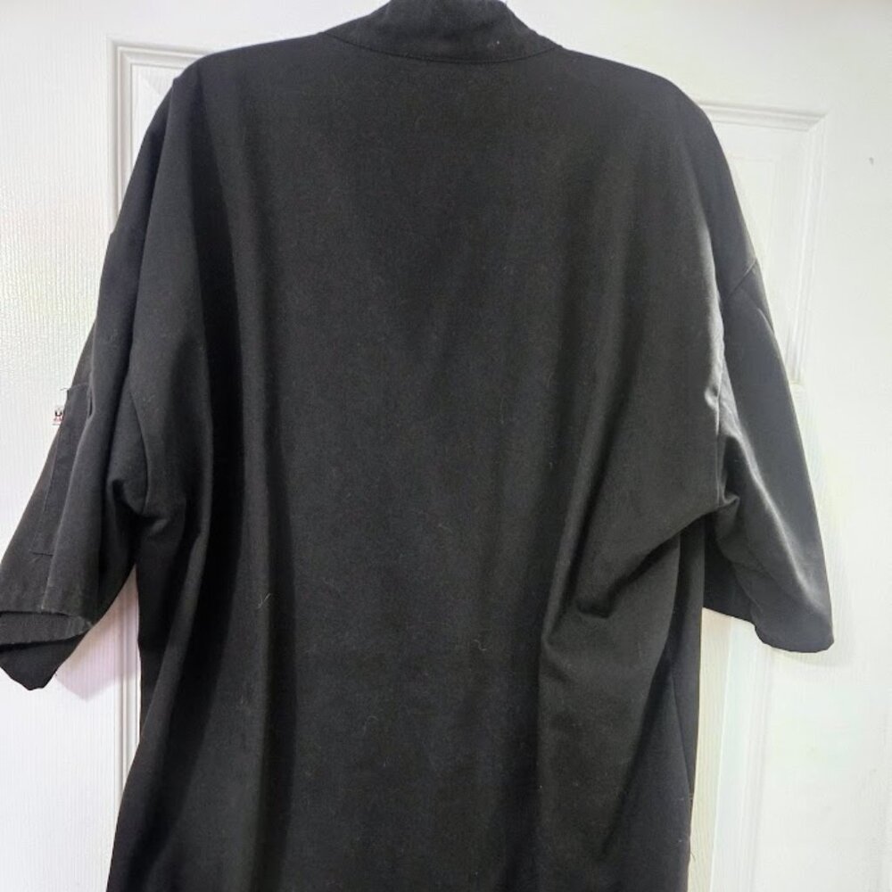Uncommon Threads Chef black short sleeve button down Size L - Picture 4 of 7
